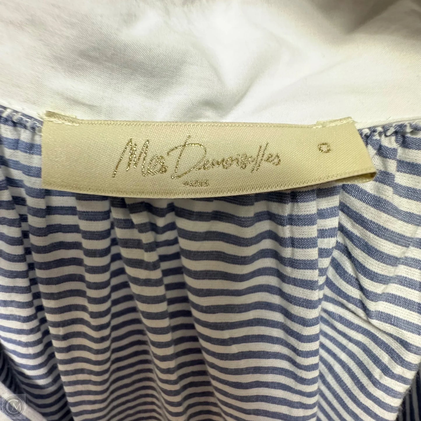 Wiki Maxi Dress By Mes Demoiselles Paris In Blue Striped Pattern, Size: 0