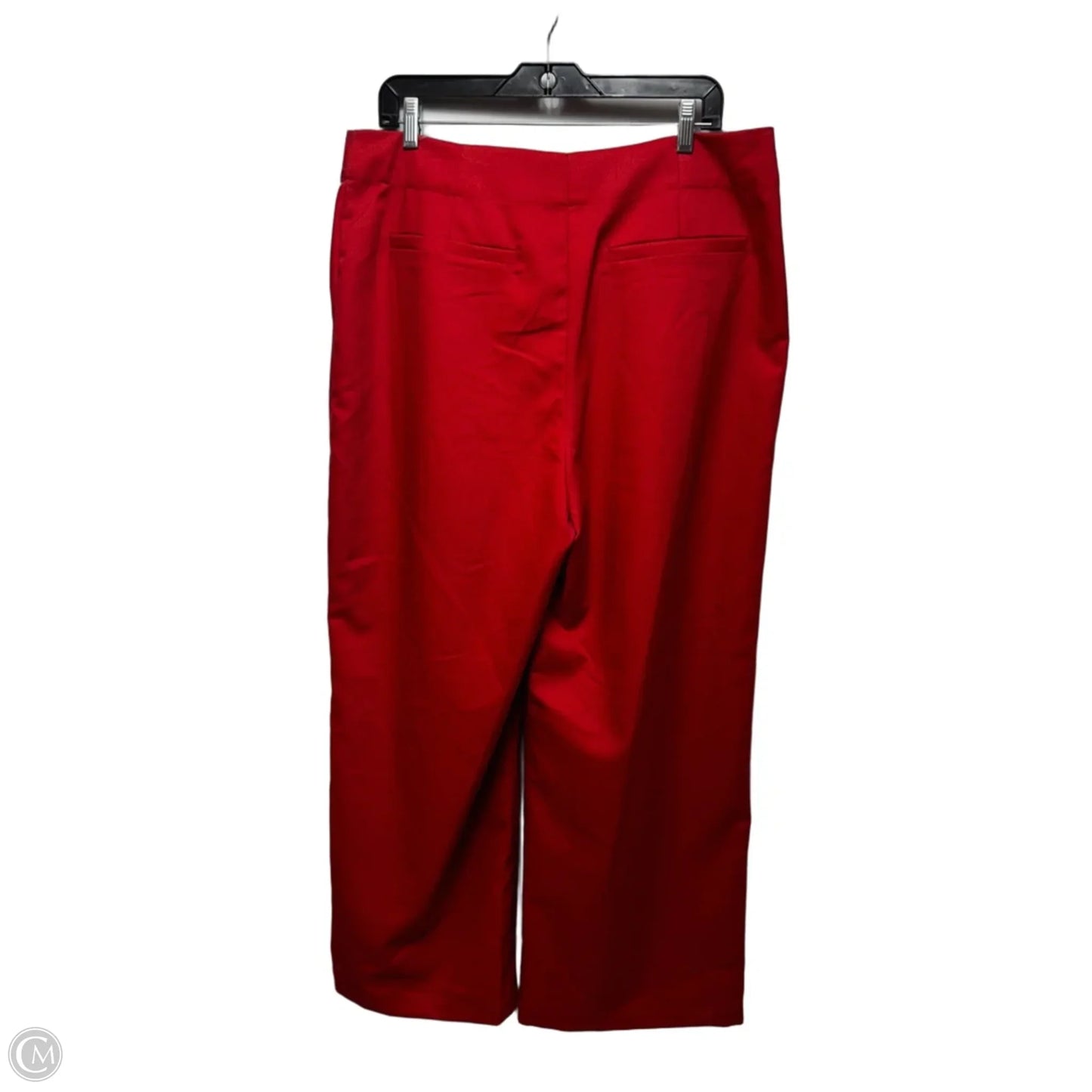 Pants Wide Leg By Sage In Red, Size: Xl