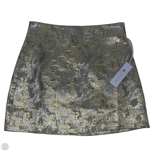 Cher Skirt Mini & Short By J Marie In Gold & Silver, Size: Xs