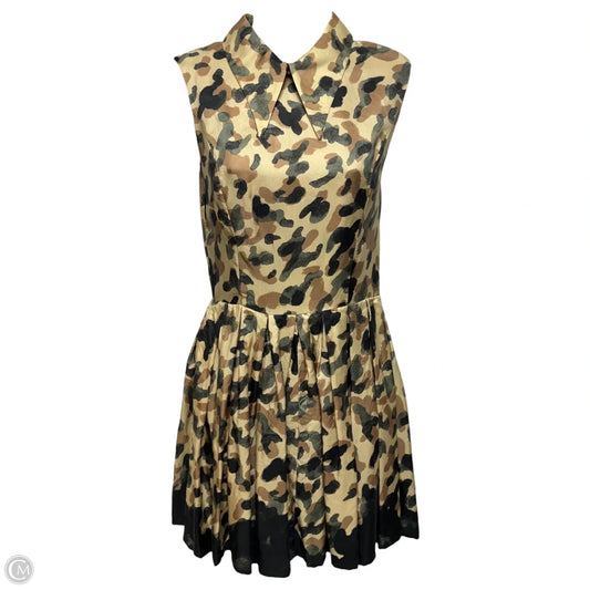 Silk Collared Dress Casual Short By Cmc In Multi-colored, Size: S