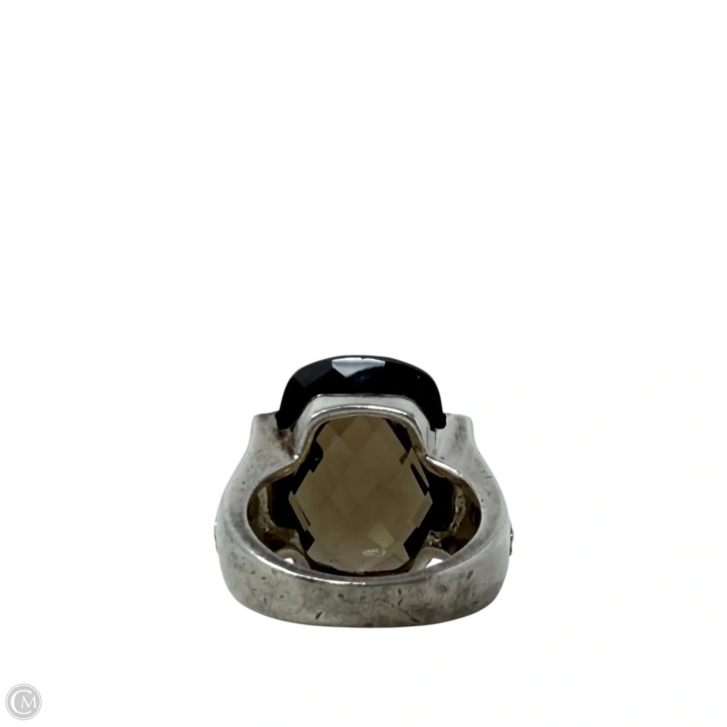 Sterling Silver & Smokey Quartz Cocktail Ring, Size: 6