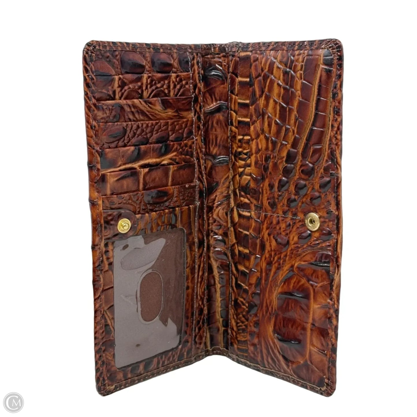 Ady Wallet In Pecan Melbourne Designer By Brahmin, Size: Medium