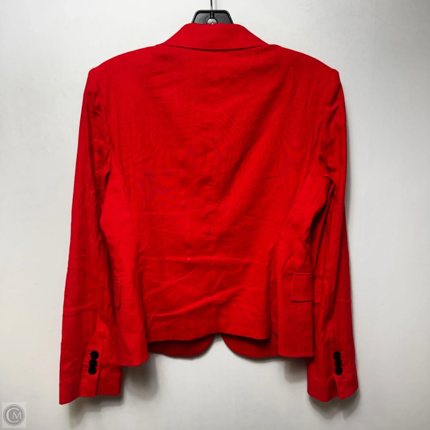 Linen Blend Blazer By Theory In Red, Size: 2