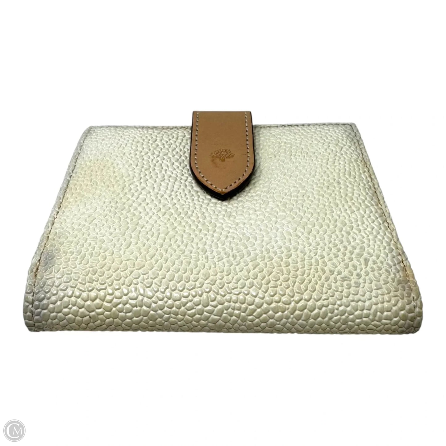 AS IS Scotch Grain Bifold Snap Wallet Luxury Designer By Mulberry, Size: Medium