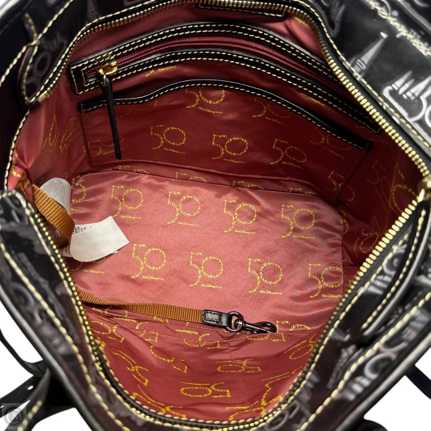 50th Anniversary Walt Disney World Handbag Designer By Dooney And Bourke, Size: Medium
