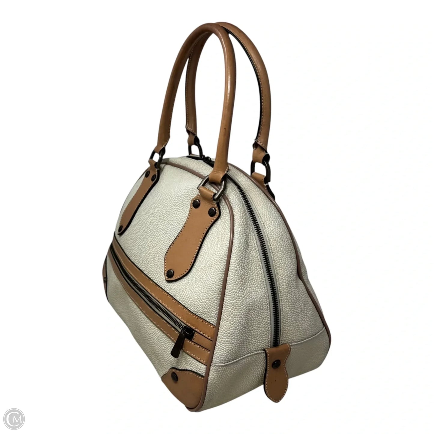 AS IS Heritage Scotch Grain Bowler Bag Handbag Luxury Designer By Mulberry, Size: Large