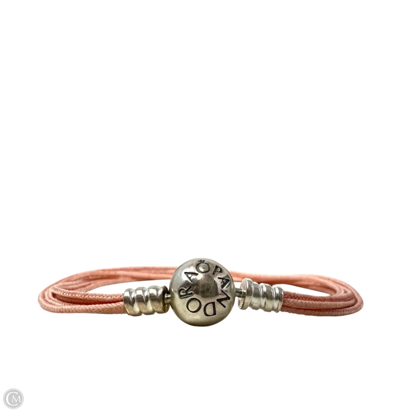 Multi-Strand Fabric Cord Bracelet with Sterling Silver Clasp By Pandora