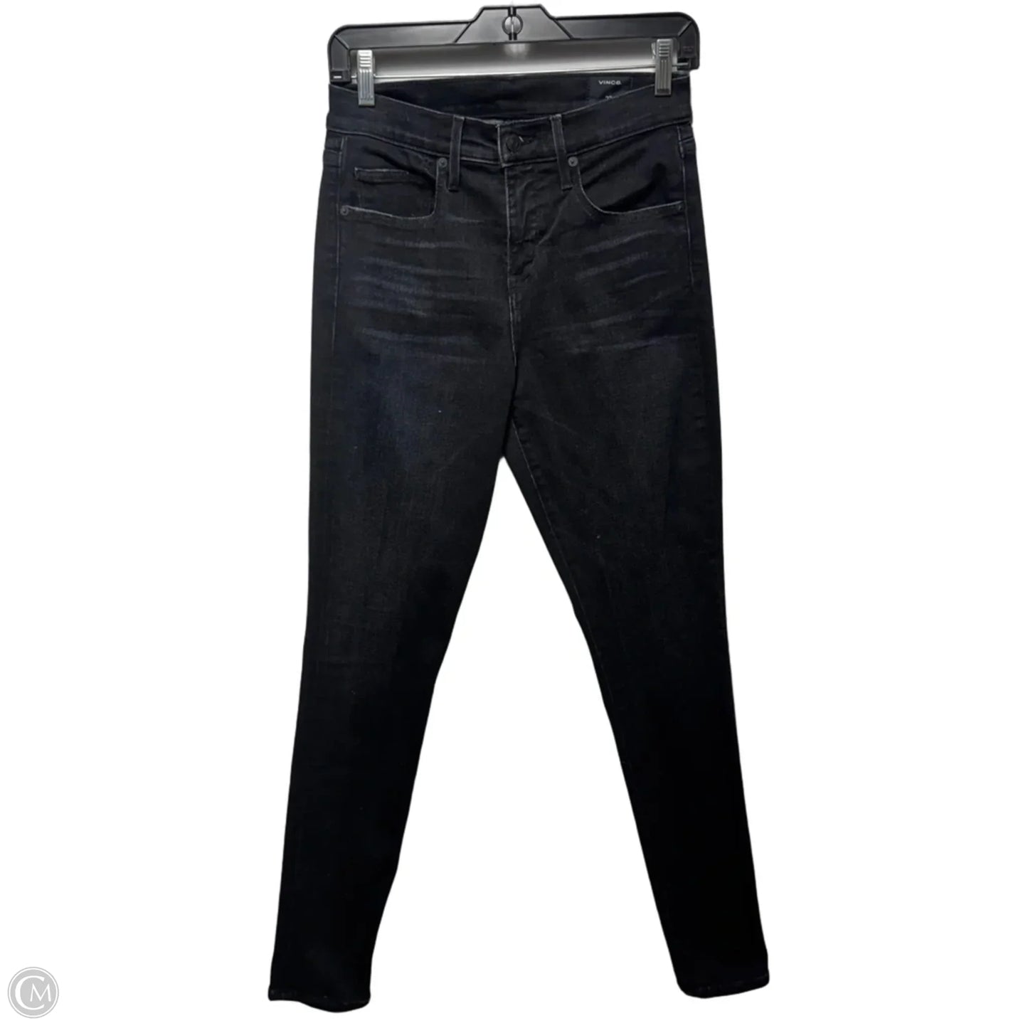 Jeans Skinny By Vince In Black, Size: 4/27