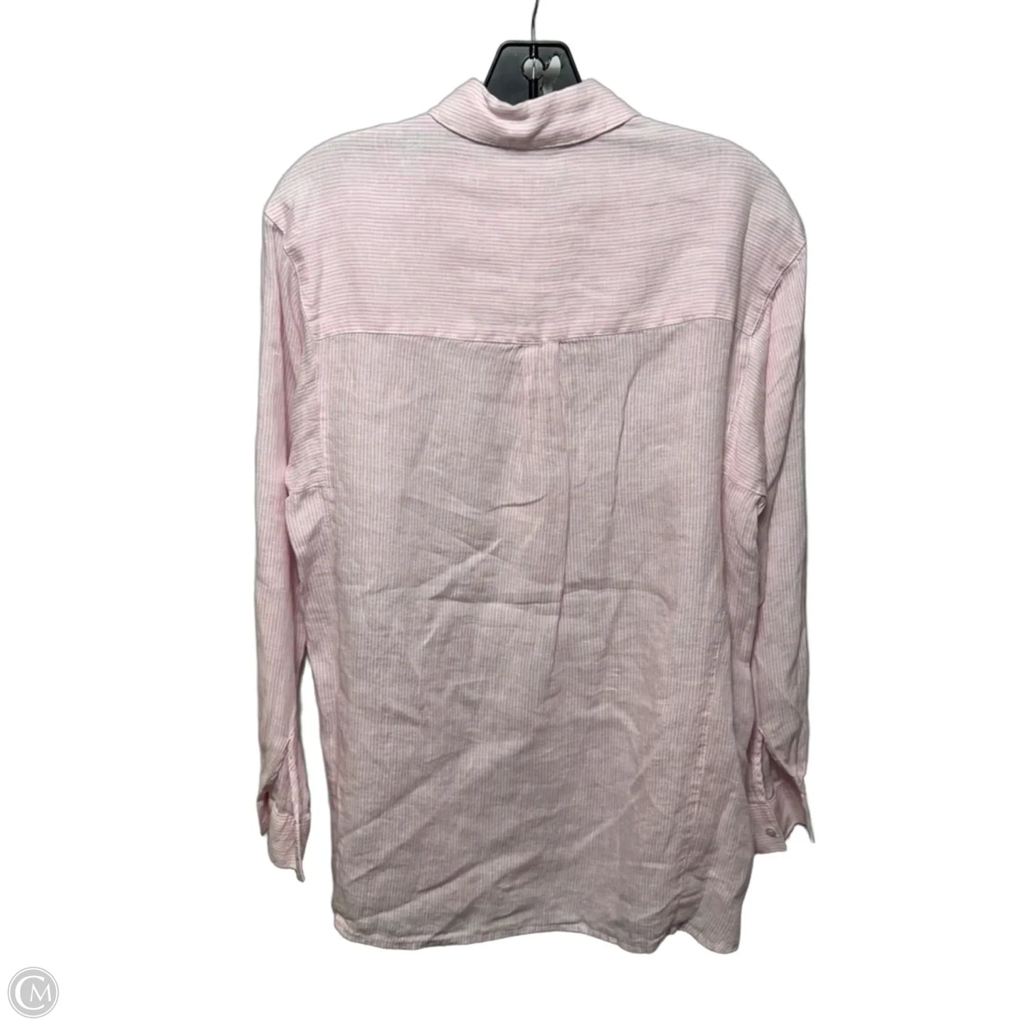 Linen Top Long Sleeve By J Mclaughlin In Striped Pattern, Size: Xs