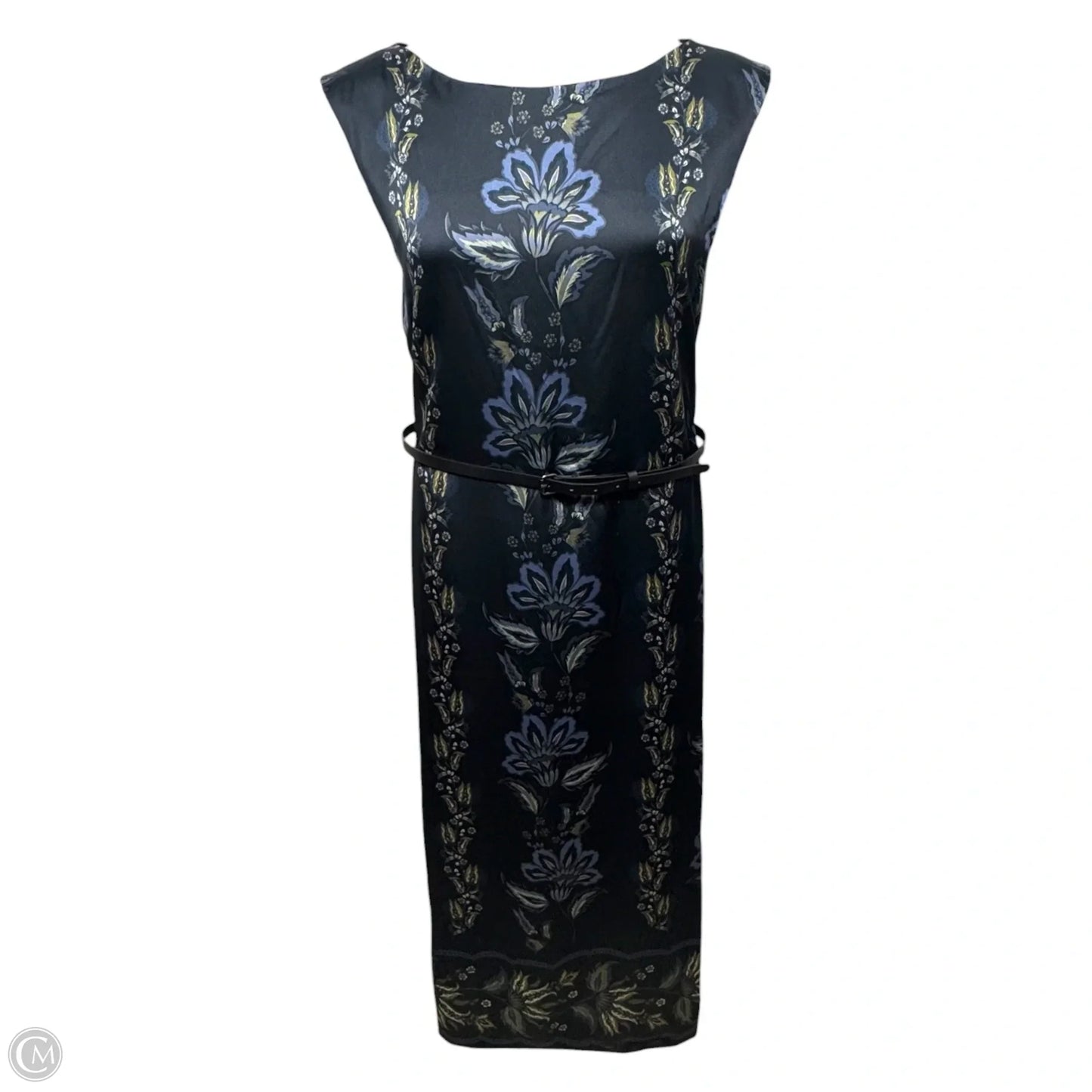 Clara Floral Dress By Alex Marie In Autumn Blues, Size: 14