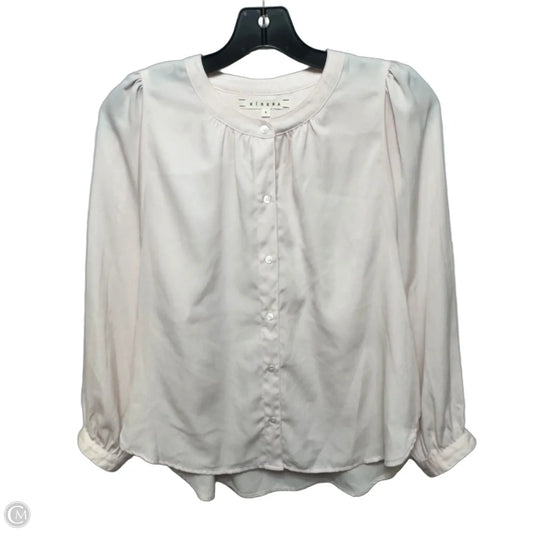 Blouse Long Sleeve By Xirena In Pink, Size: S