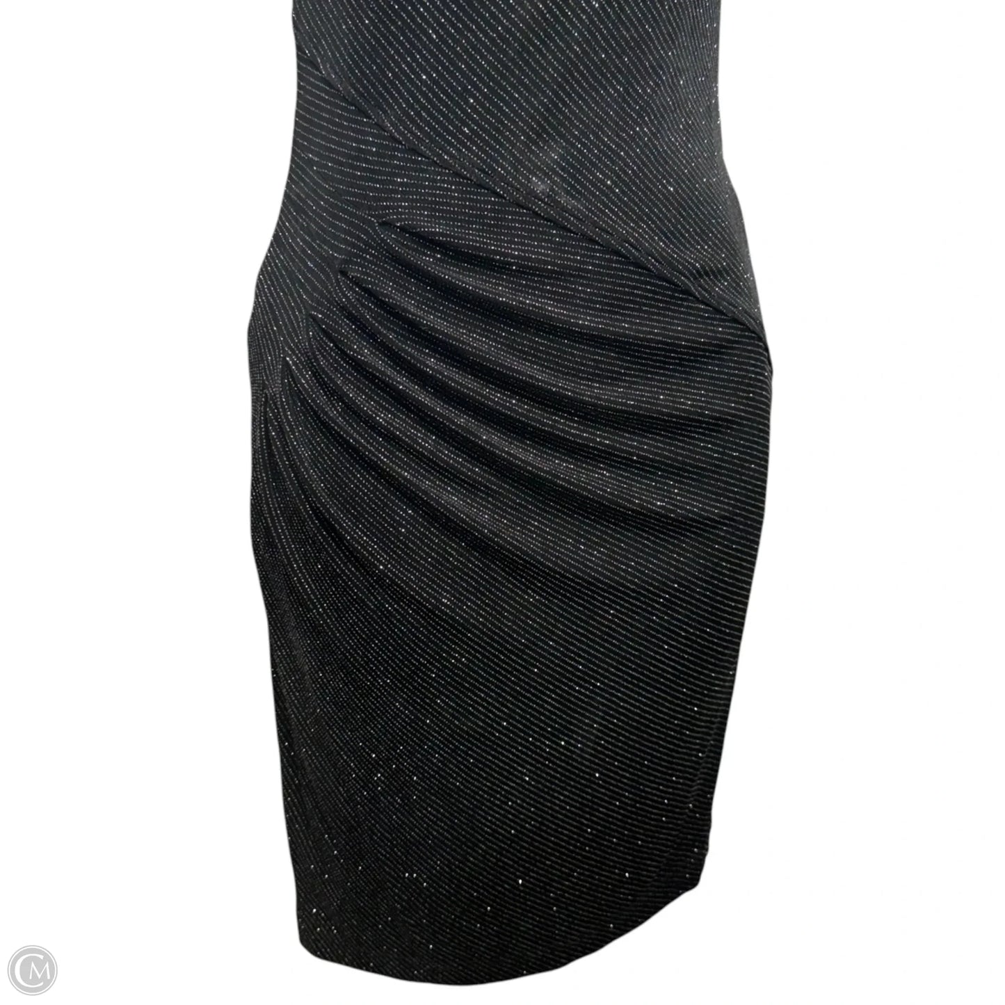 Annabelle Metallic Sheath Dress Designer By Alice + Olivia In Black & Silver, Size: XS (estimated)