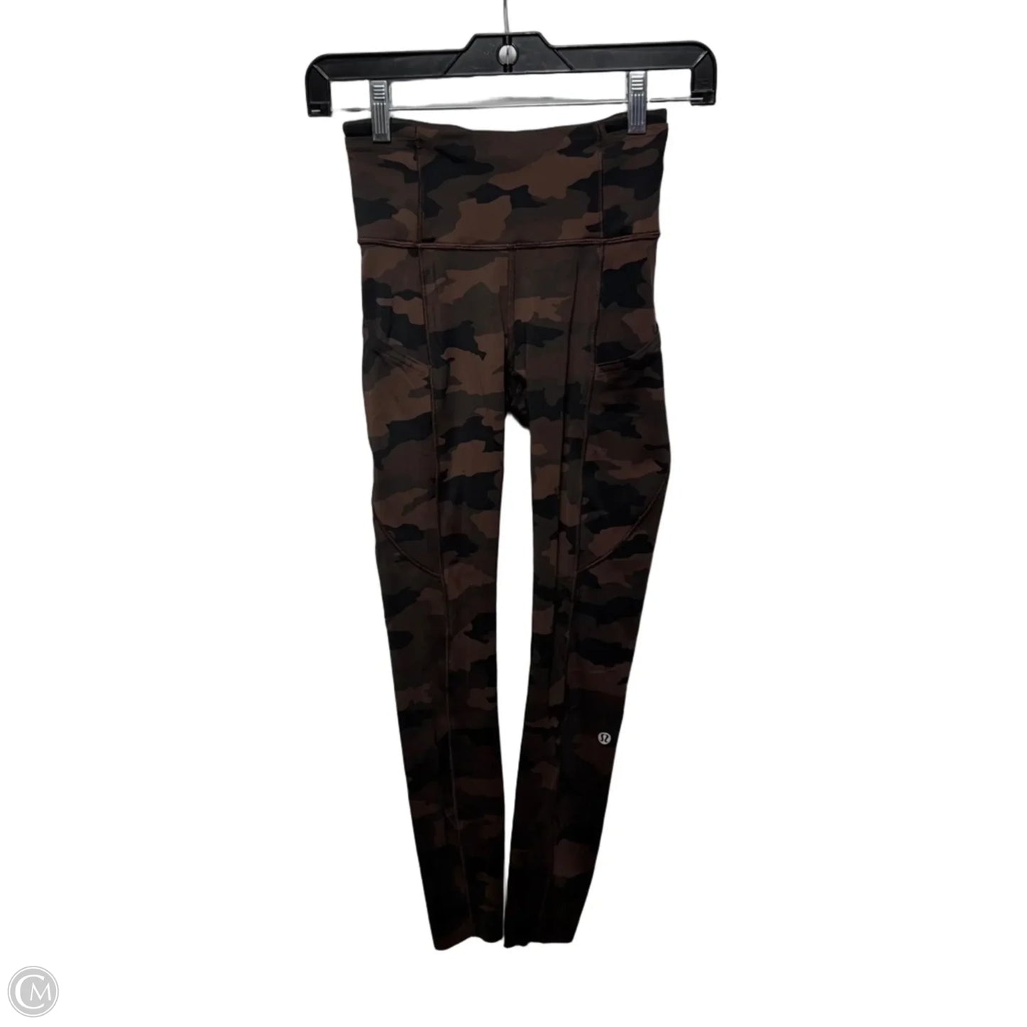 Athletic Leggings By Lululemon In Camouflage Print, Size: 2