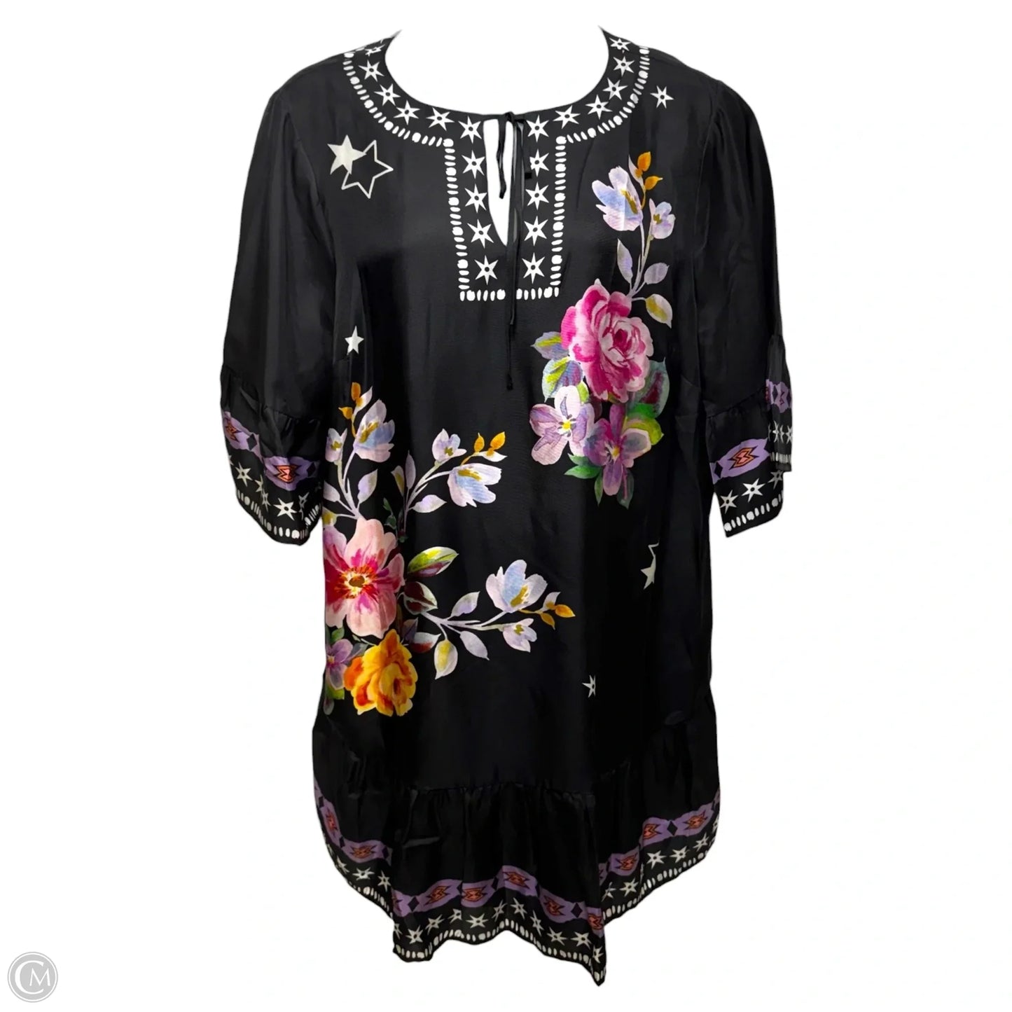 Hailee Mini Dress By Jade Johnny Was In Black, Size: 1x