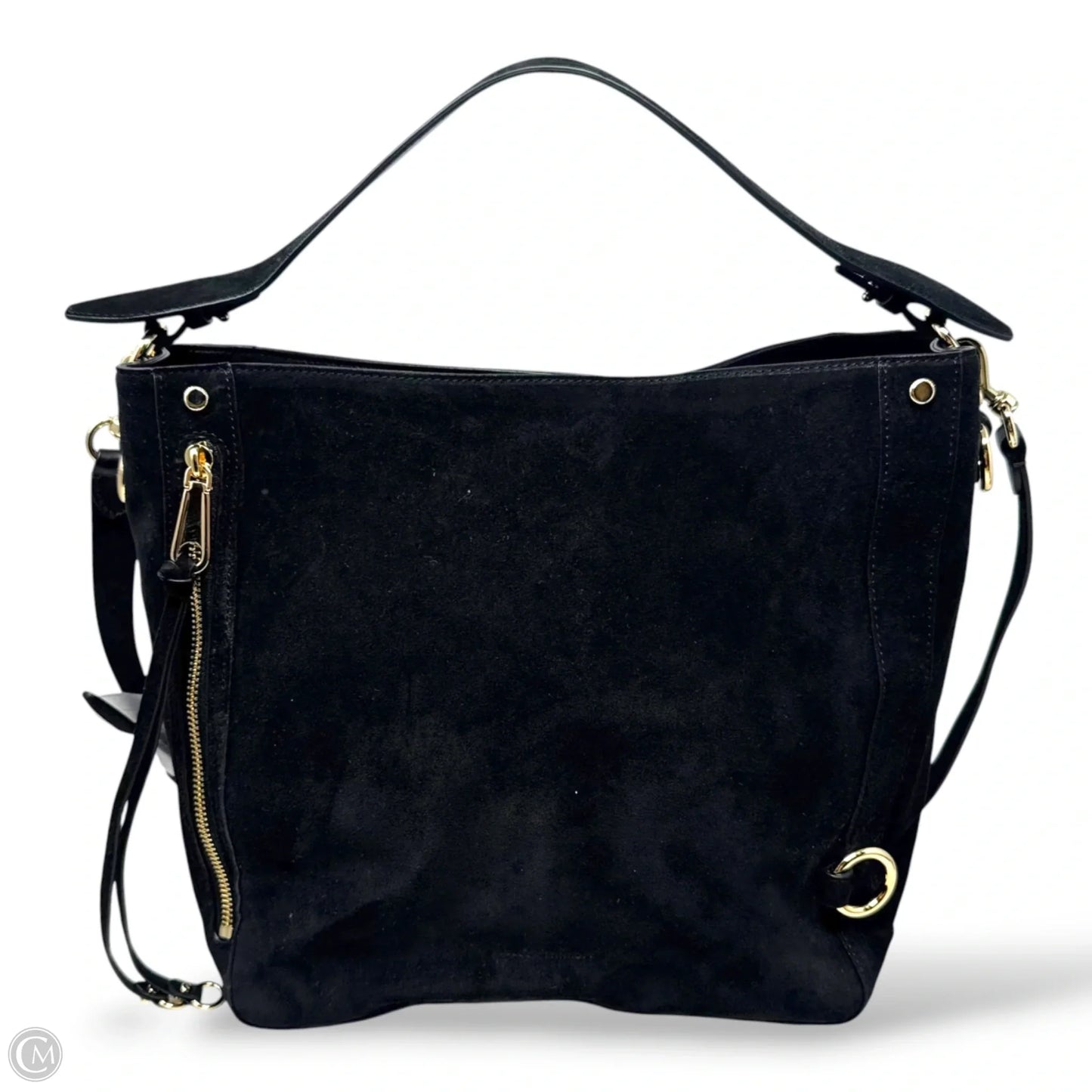 MAB Suede Hobo Handbag Designer By Rebecca Minkoff, Size: Medium