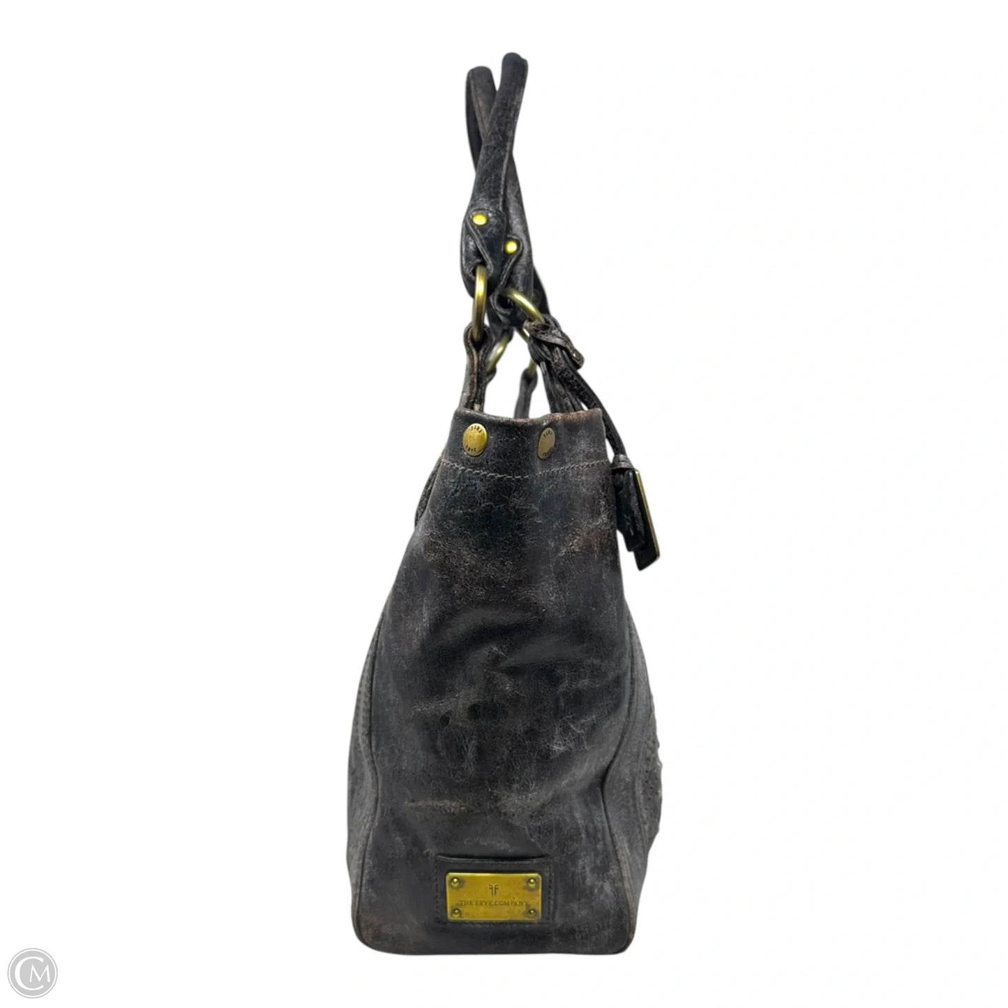 Deborah Studded Shoulder Handbag Designer By Frye, Size: Large