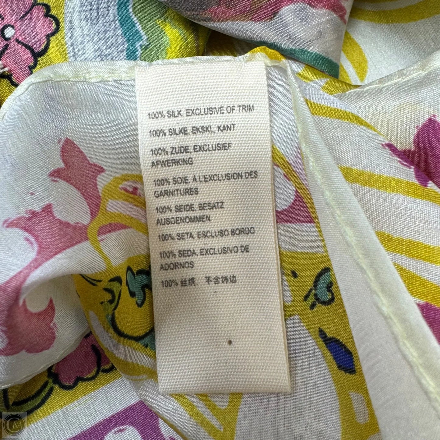 Pedia Silk Tassel Scarf Square By Johnny Was