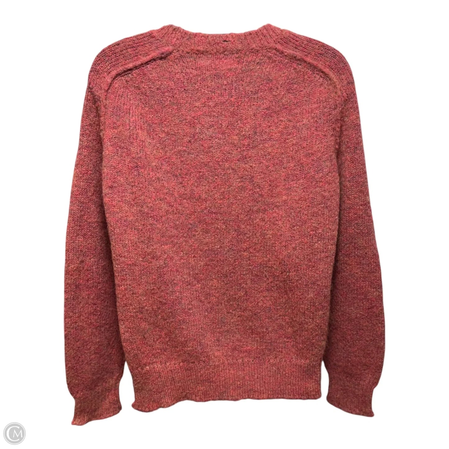 Distressed Mohair Blend Sweater Designer By Isabel Marant In Coral, Size: 4 (38)