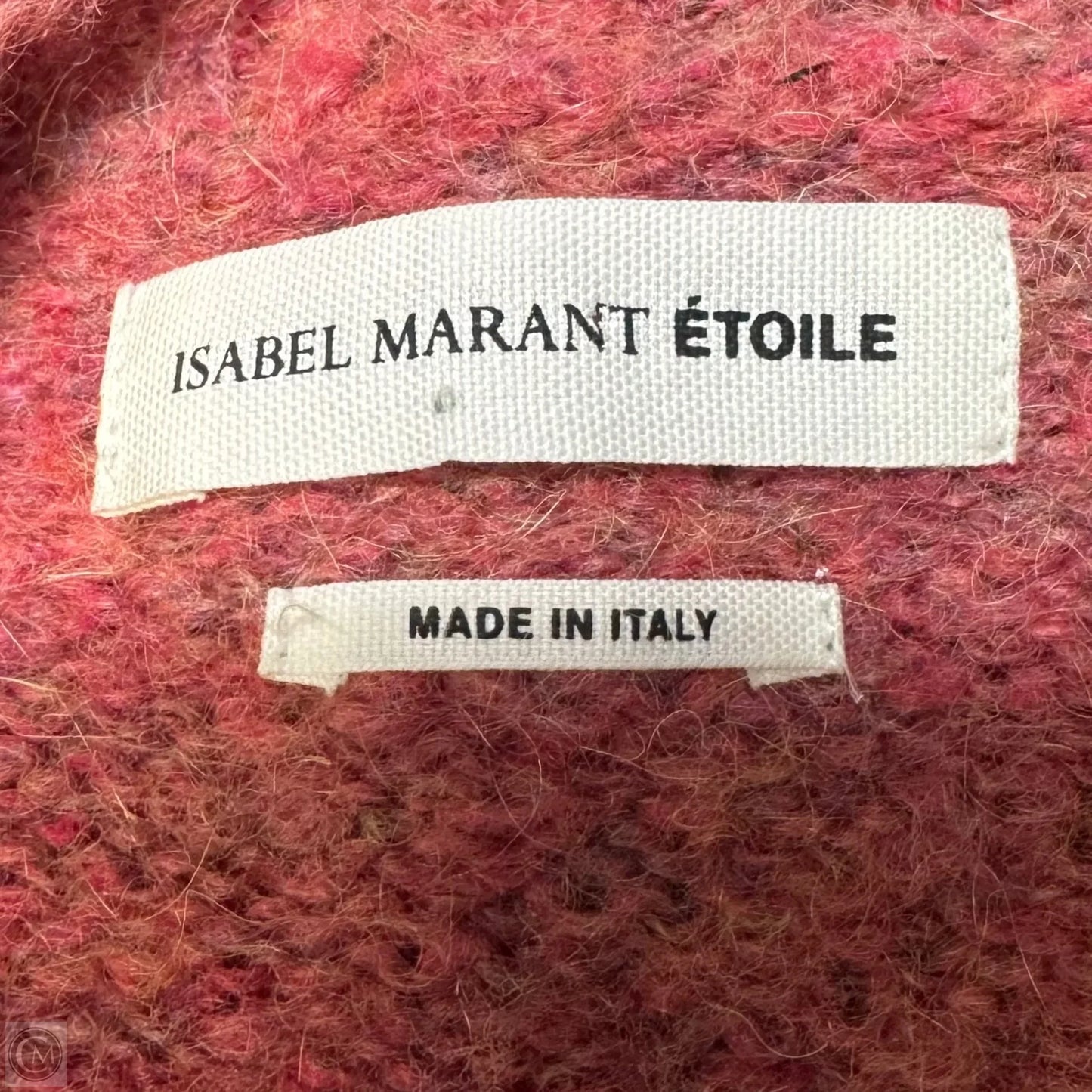 Distressed Mohair Blend Sweater Designer By Isabel Marant In Coral, Size: 4 (38)