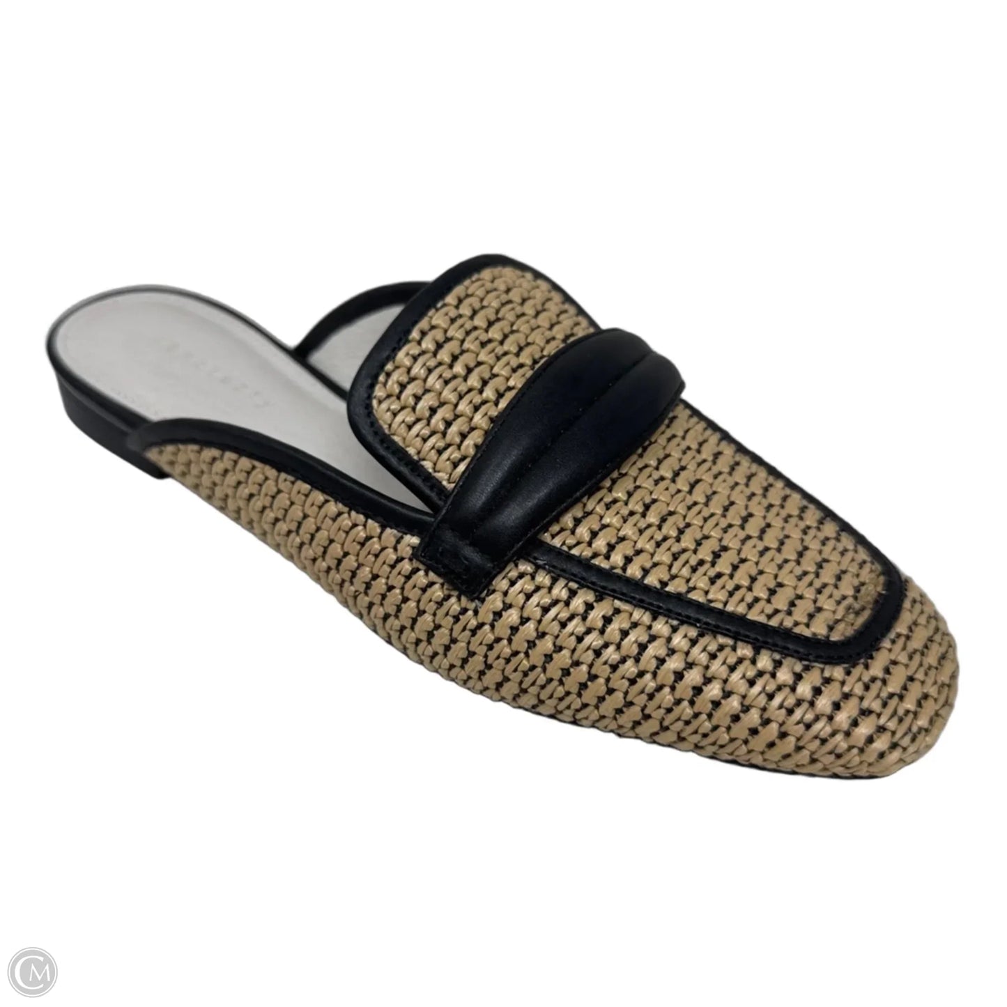 Woven Mule Shoes Flats By Sanctuary In Tan, Size: 7.5