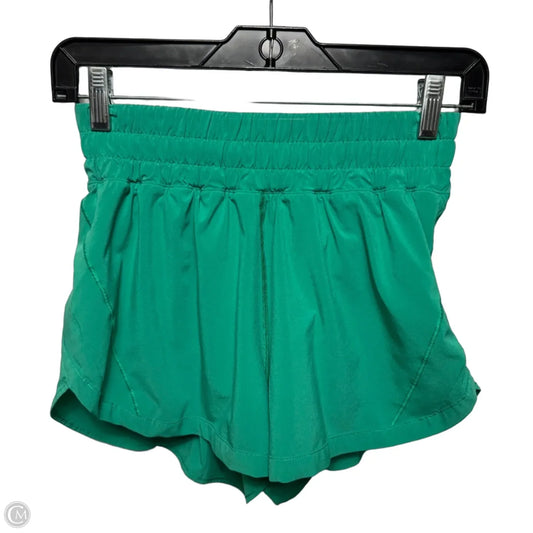 Athletic Shorts By Lululemon In Green, Size: 6