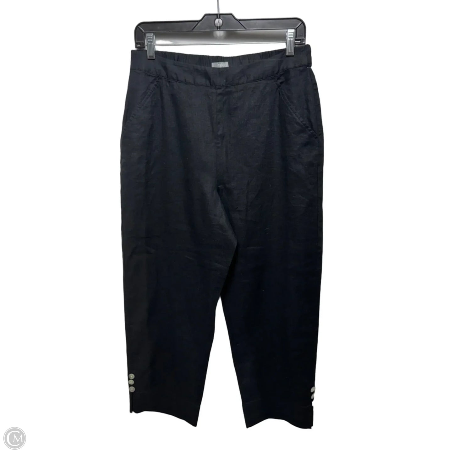 Pants Linen-Cotton By Habitat In Black, Size: S