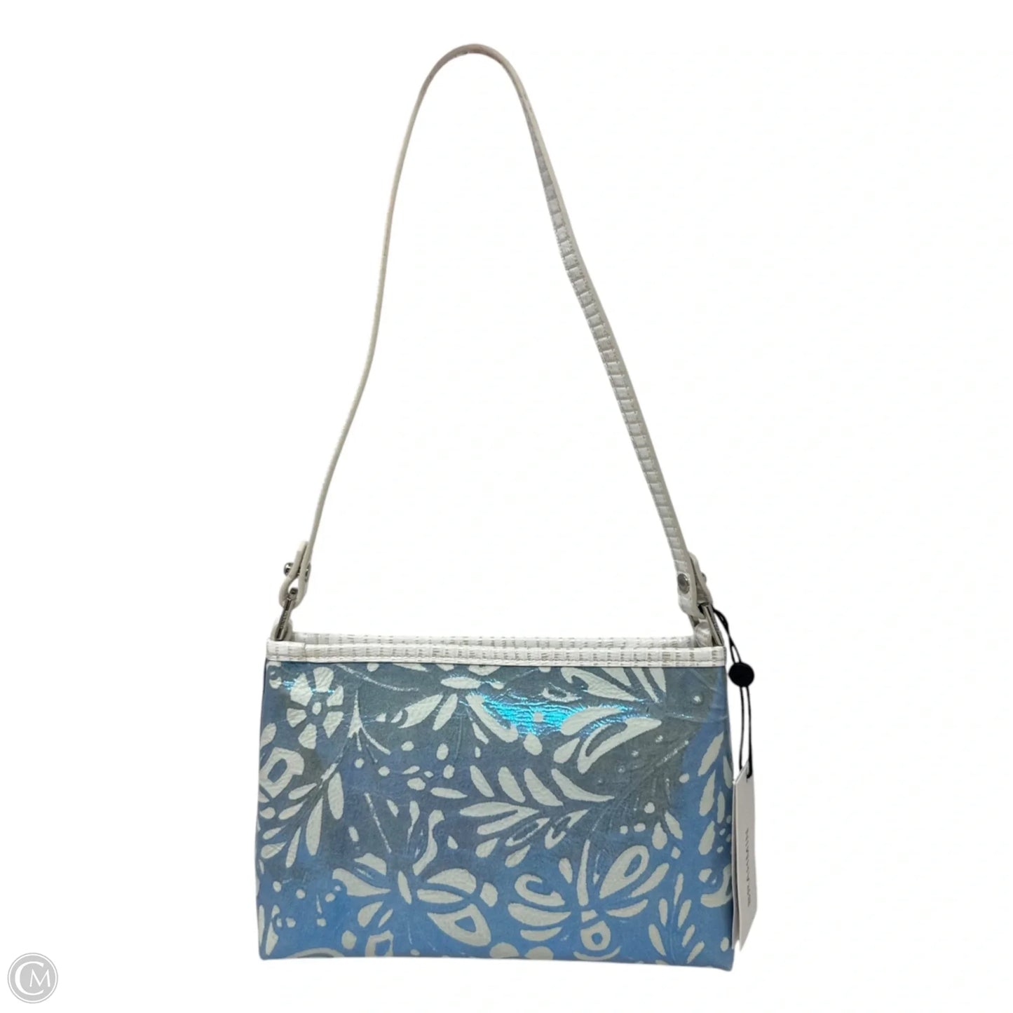 Lorelei Metallic Shoulder Handbag Designer By Brahmin, Size: Small