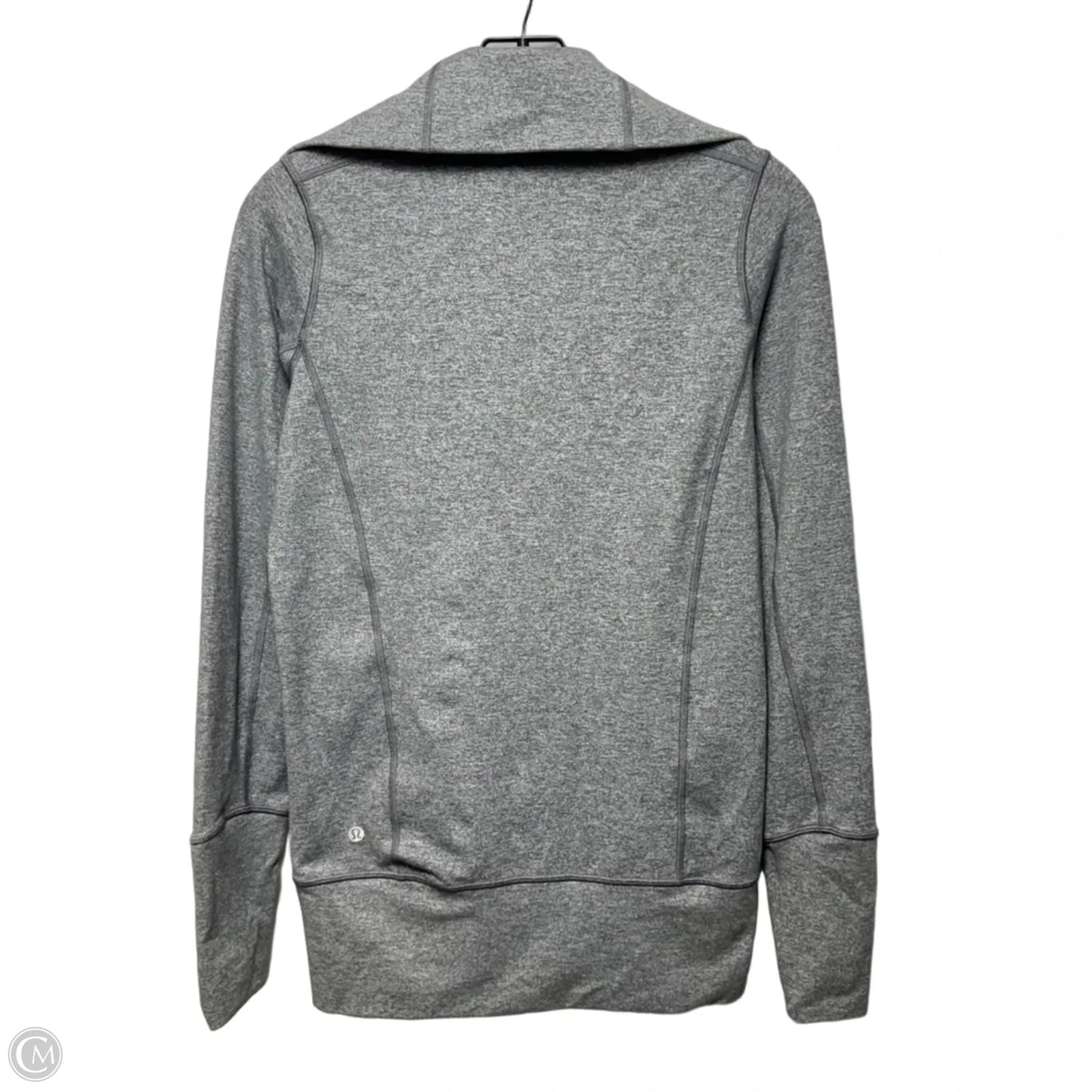 Athletic Jacket By Lululemon In Grey, Size: 6