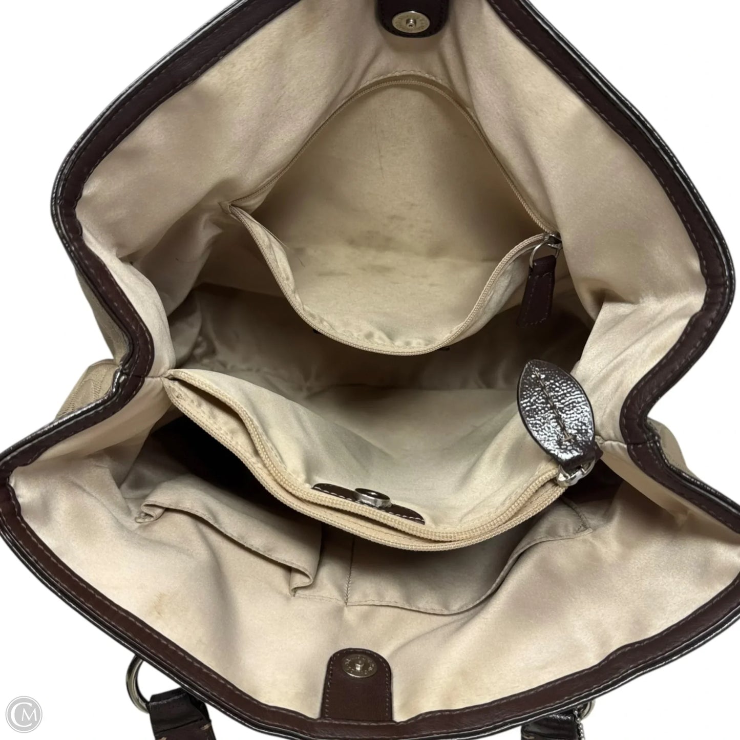 AS IS Penelope Tote Handbag Designer By Coach, Size: Medium