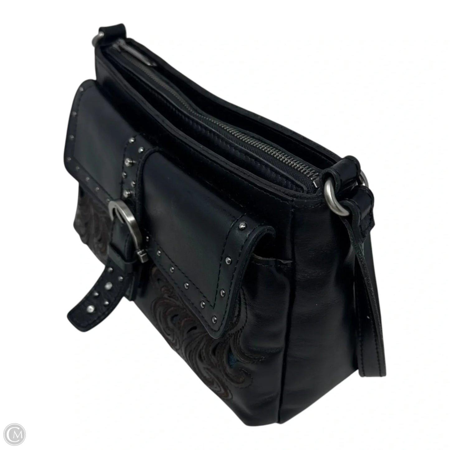 Maisie Flap Crossbody Handbag Designer By Patricia Nash, Size: Small
