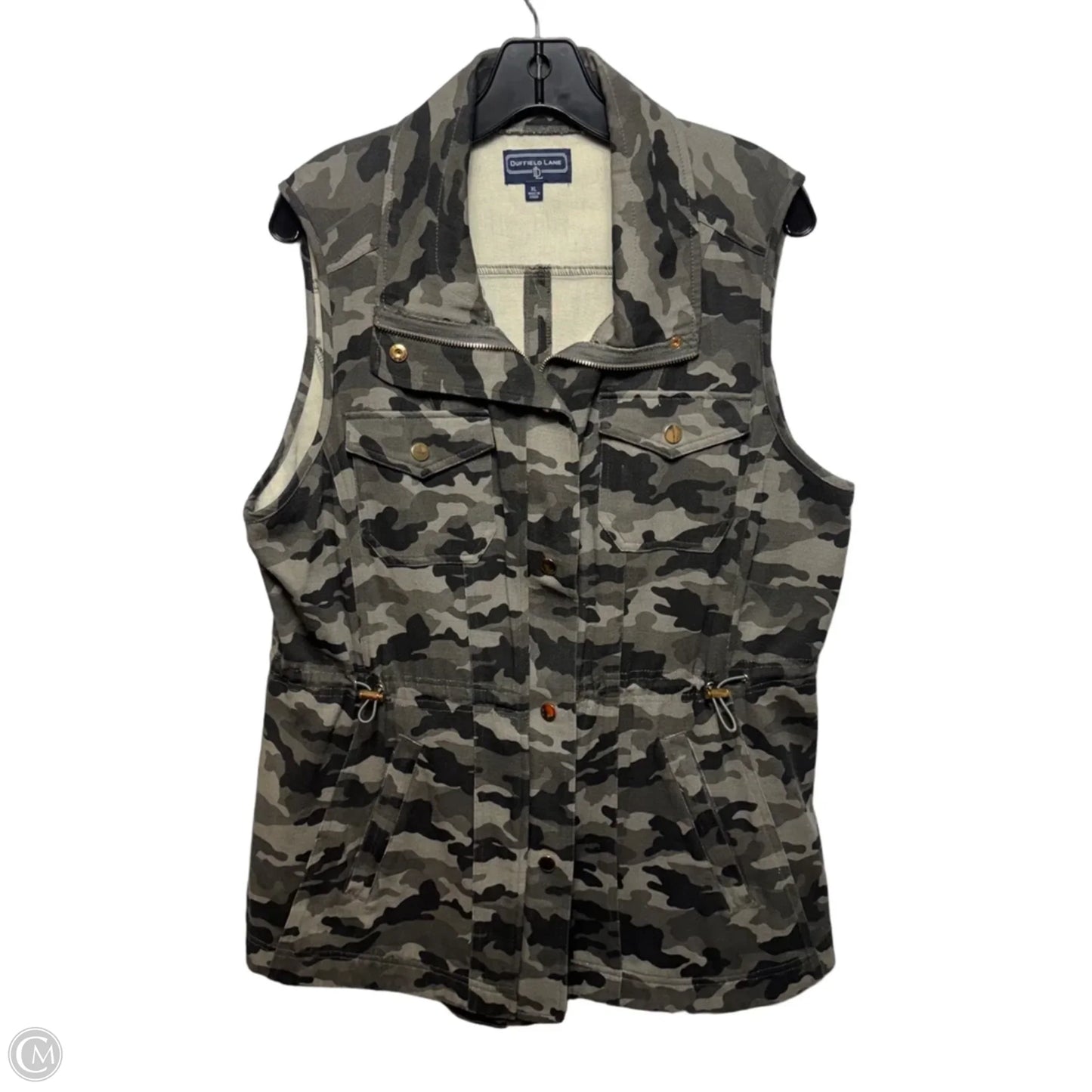 Vest Other By Duffield Lane In Camouflage Print, Size: Xl