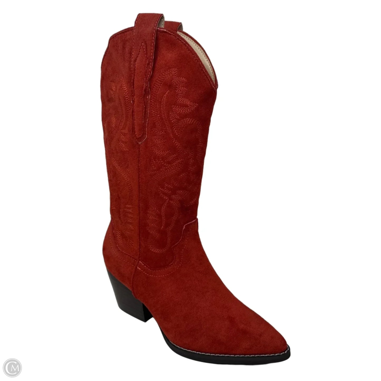Boots Western By Oasis Society In Red, Size: 6
