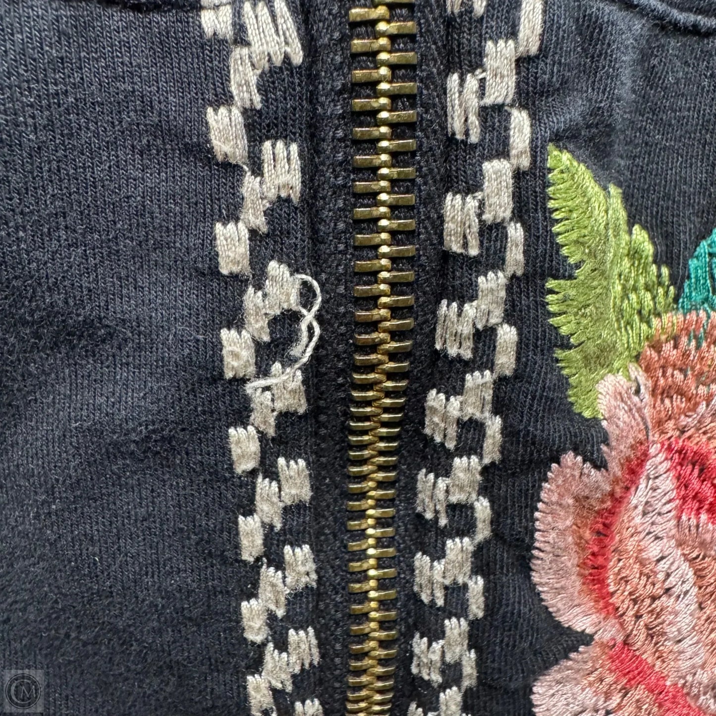 Sweatshirt Hoodie By Johnny Was In Floral Print, Size: 1x