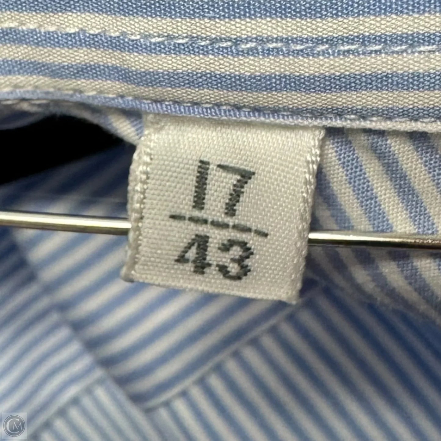 Banco Stripe Shirt By Solemare By Maus & Hoffman In Striped Pattern, Size: Men’s XL (17/43)