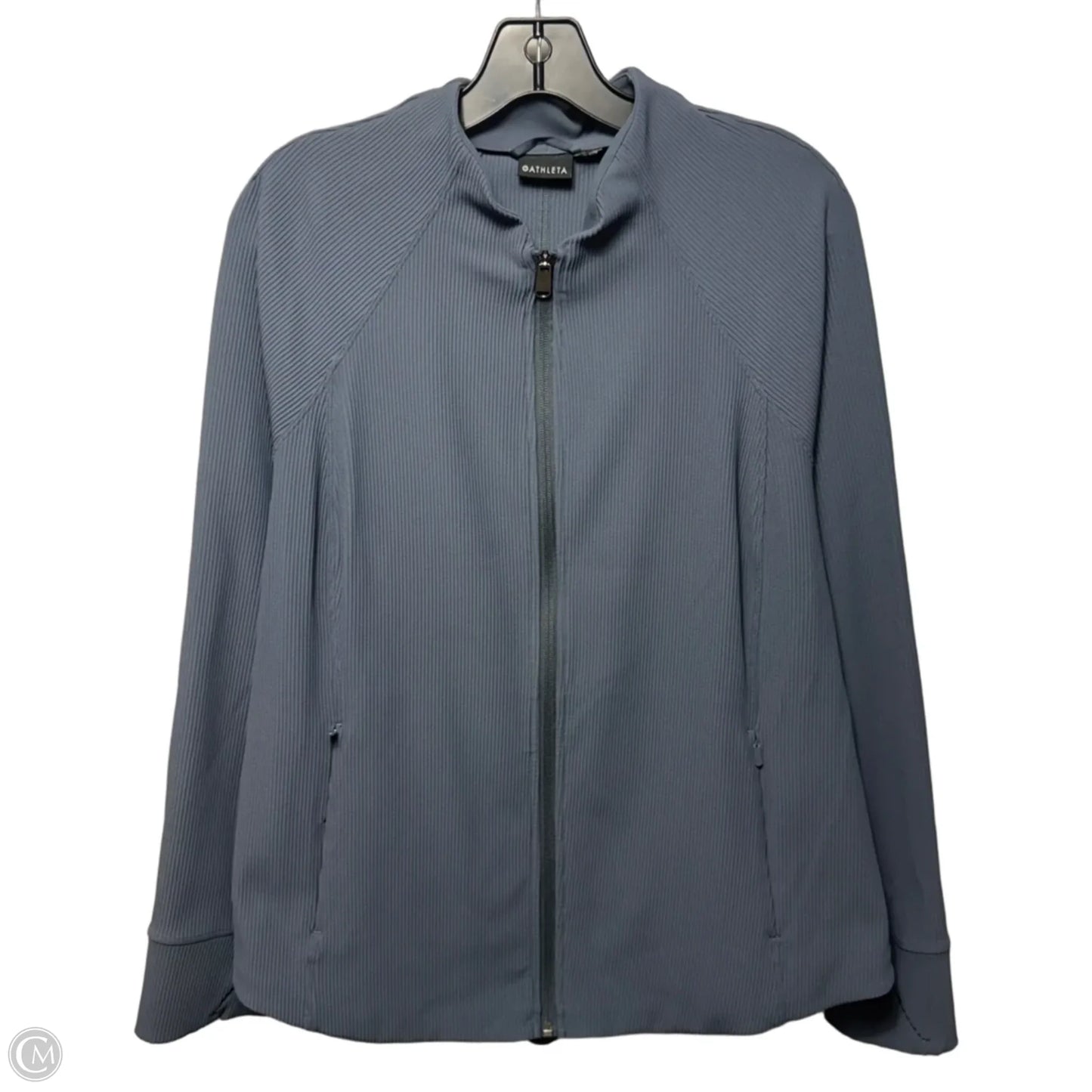 Athletic Jacket By Athleta In Blue, Size: XL (estimated)