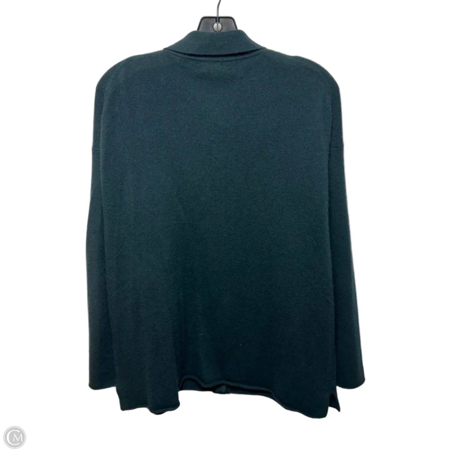 Sweater Cardigan Cashmere By Bloomingdales In Green, Size: L