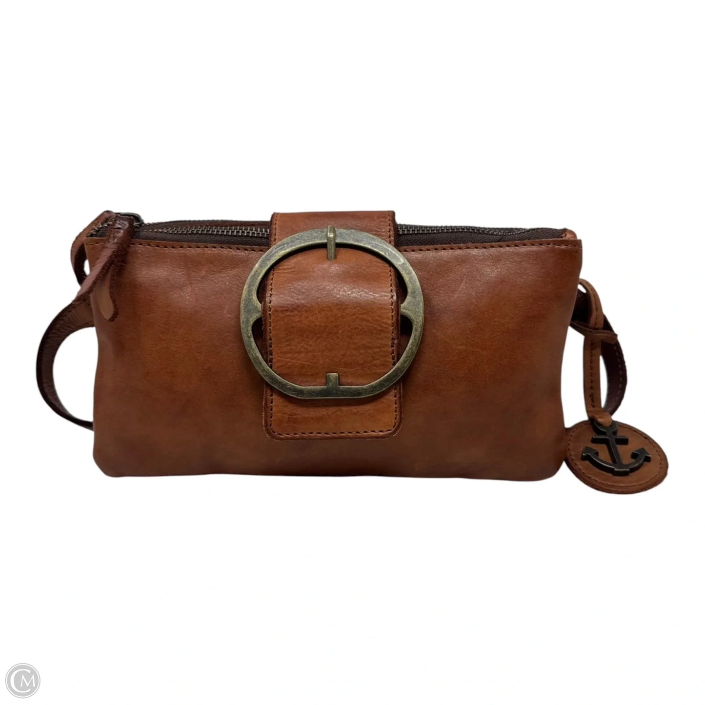 Buckle Crossbody Leather By Harbour 2nd, Size: Medium
