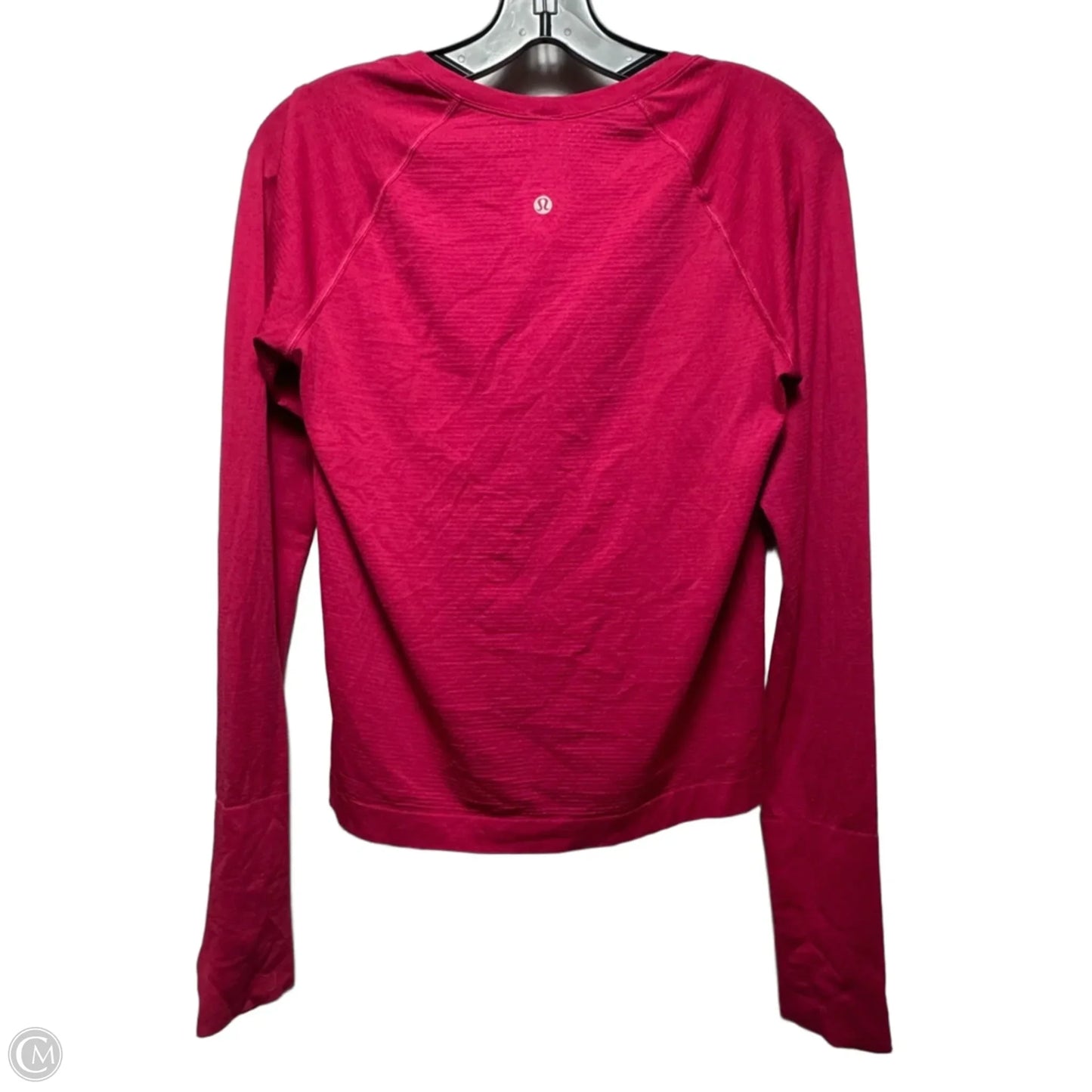 Athletic Top Long Sleeve Crewneck By Lululemon In Pink, Size: 8