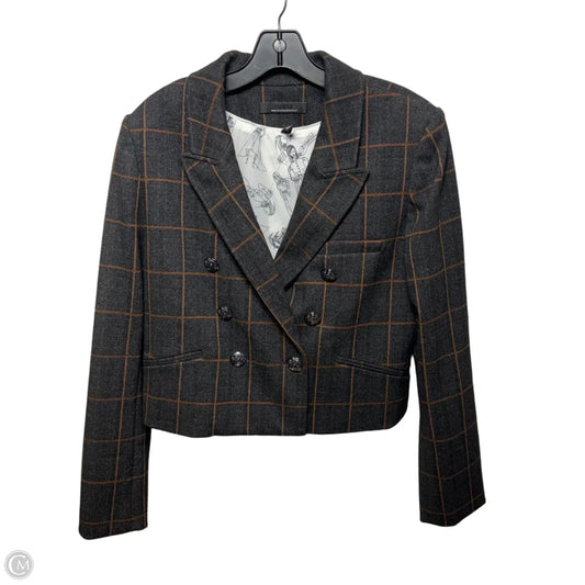 Blazer By White House Black Market In Brown & Grey, Size: 14