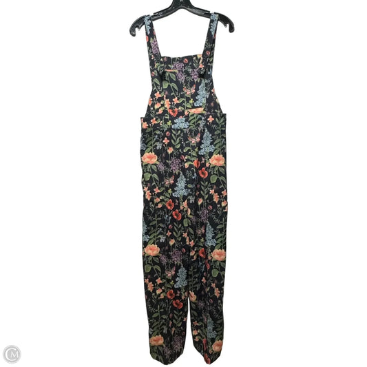 Overalls By Cider In Floral Print, Size: M