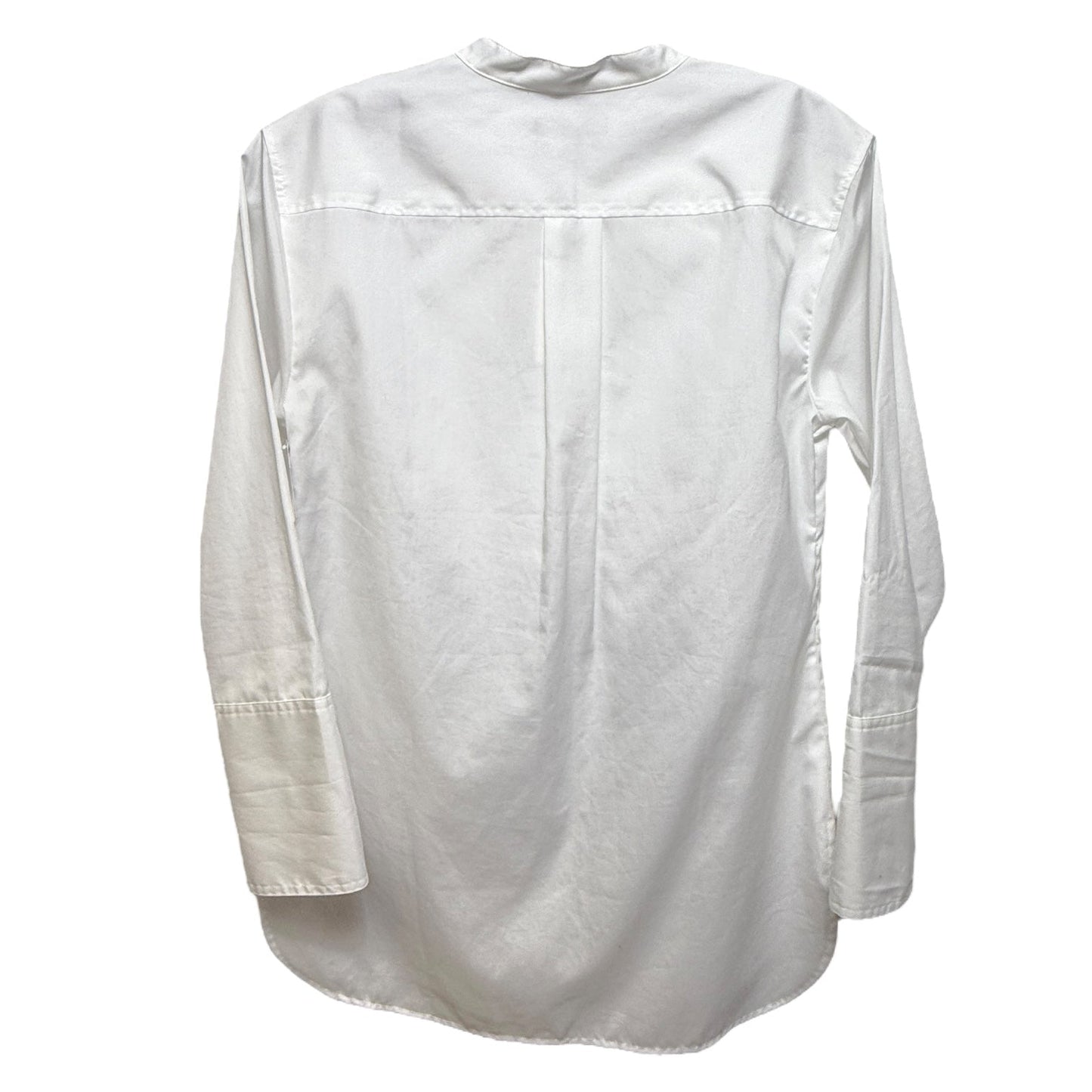 Tuxedo Popover Shirt By J. Crew In White, Size: 0