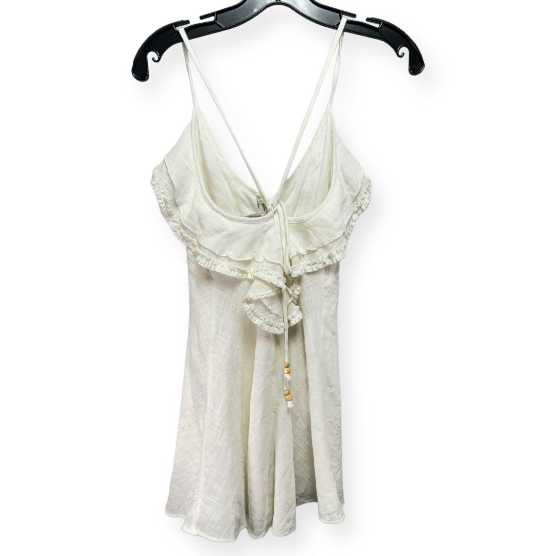 Cream Top Sleeveless Free People, Size Xs