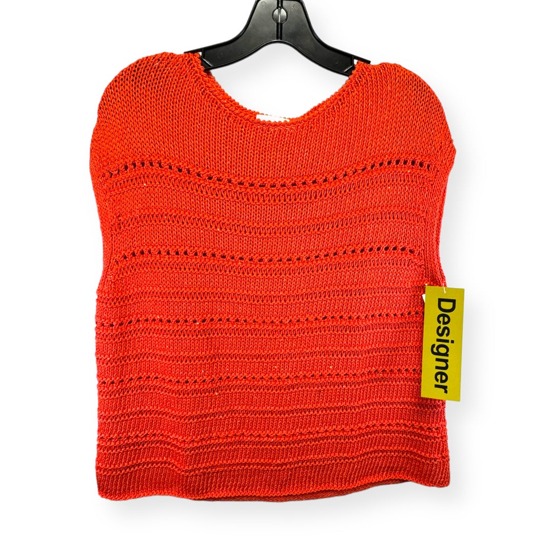 Orange Sweater Designer Lafayette 148, Size S