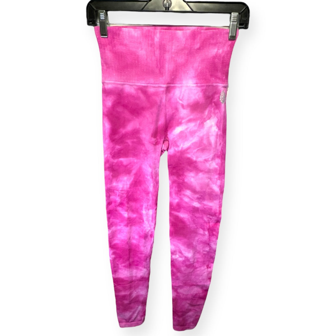 Good Karma Tie Dye Legging in Vivacious Violet Free People, Size Xs