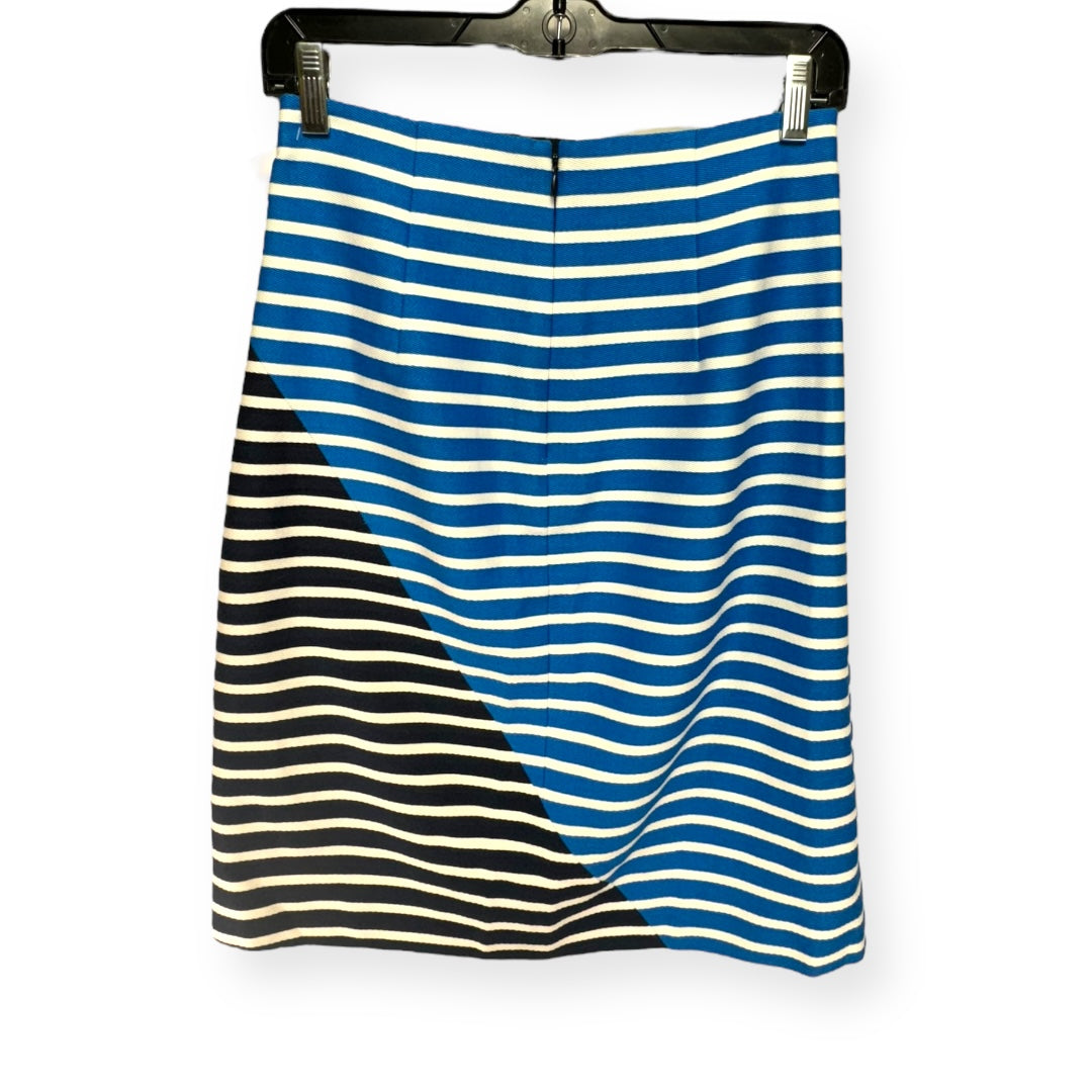 Striped Pattern Skirt Midi J. Crew, Size 0