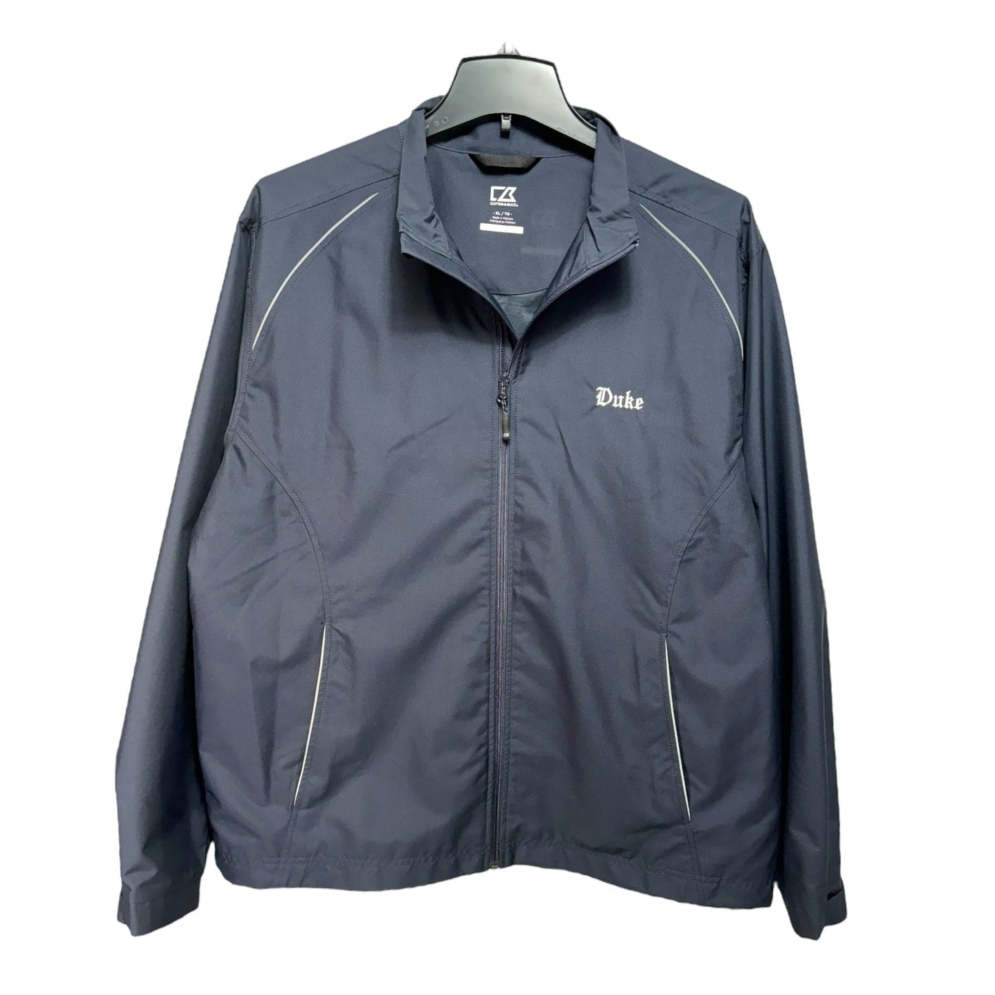 Men’s Duke Jacket Windbreaker By Cutter And Buck In Navy, Size: Xl