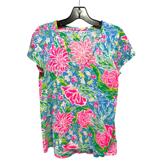 Etta V-Neck Top Designer By Lilly Pulitzer In Multi-colored, Size: XS