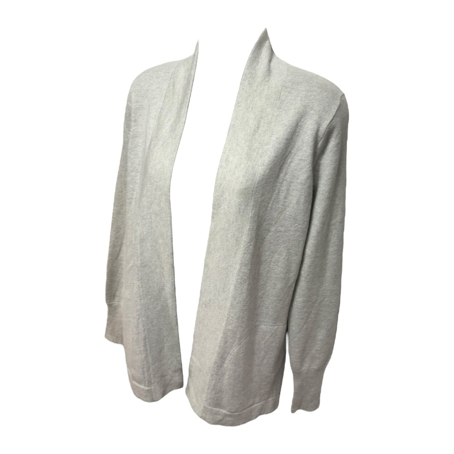 Long Open Front Cashmere Cardigan Sweater By J. Crew Collection By J. Crew In Grey, Size: Xs