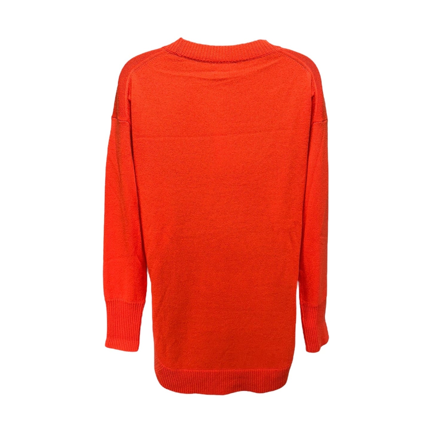 Italian Cashmere Tunic Sweater By J. Crew Collection In Orange, Size: XS