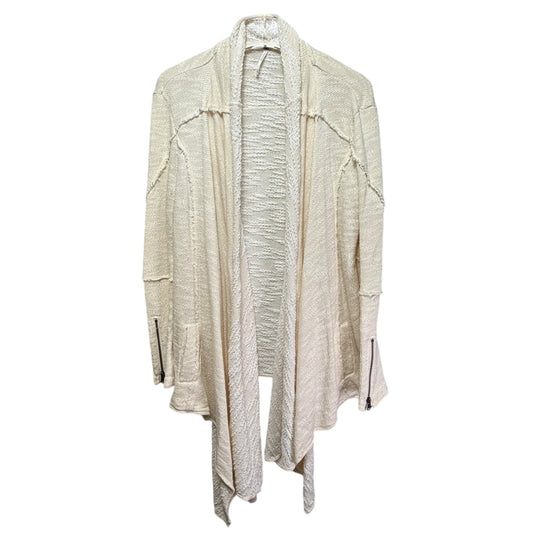 In The Loop Waterfall Cardigan By Free People In Cream, Size: Xs